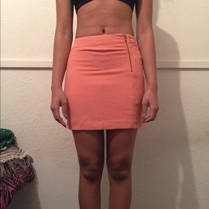 Peach skirt